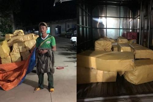 Bắt gần 700kg pháo lậu giữa đêm khuya
