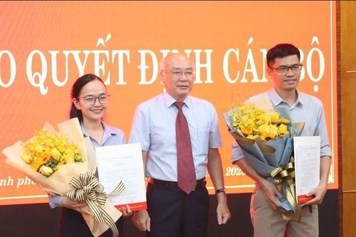 Ông Trần Đình Ba, bà Ông Thị Ngọc Linh làm PGĐ NXB Tổng hợp TP.HCM