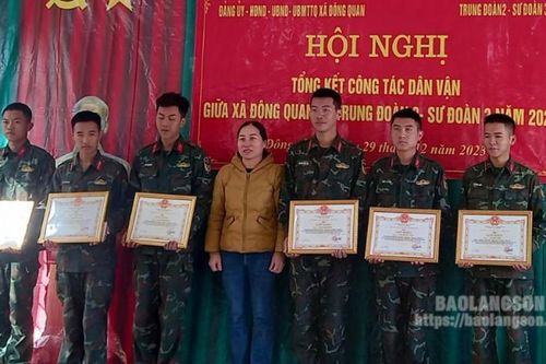 Trung đoàn 2, Sư đoàn 3 thực hiện chuỗi hoạt động dân vận tại Lộc Bình