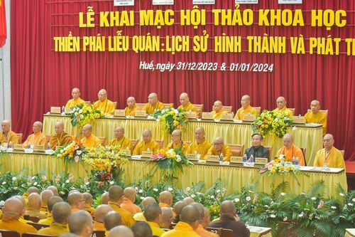 Khai mạc Hội thảo khoa học 'Thiền phái Liễu Quán: Lịch sử hình thành và phát triển'
