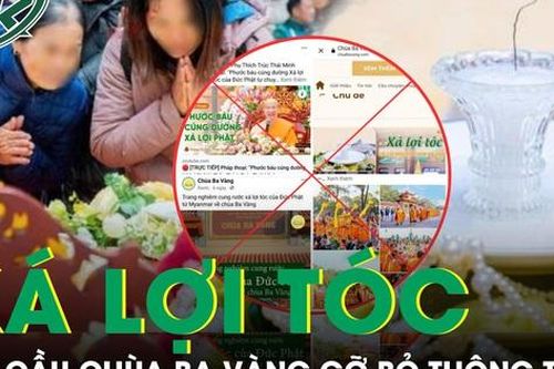 Giáo hội Phật giáo yêu cầu chùa Ba Vàng gỡ bỏ toàn bộ thông tin về 'xá lợi tóc Phật'