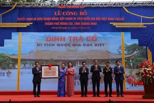 Móng Cái: Đình Trà Cổ đón nhận Bằng xếp hạng Di tích quốc gia đặc biệt