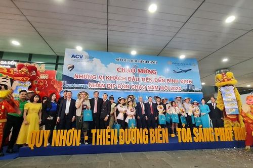 Bình Định chào đón những du khách đầu tiên xông đất năm mới
