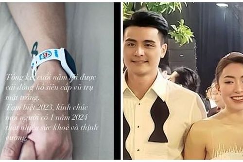 Vĩnh Thụy khoe ảnh đón Tết dương lịch 2024 cùng vợ gia thế 'khủng'