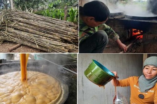 Làng nghề mật mía truyền thống ở Hà Tĩnh tất bật phục vụ Tết Nguyên đán