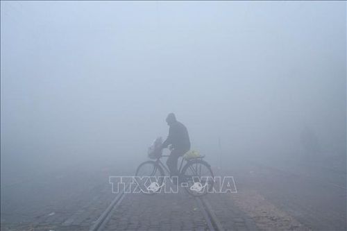 Ấn Độ: Hoãn hàng chục chuyến tàu đến vùng thủ đô vì sương mù dày đặc
