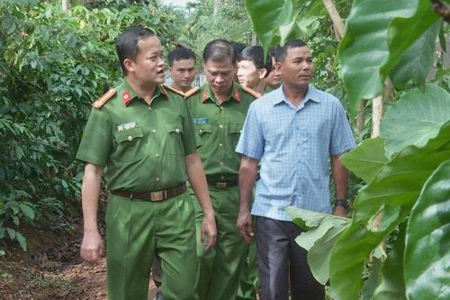 Lập lại an ninh trật tự sau vụ hủy hoại tài sản của công ty cà phê