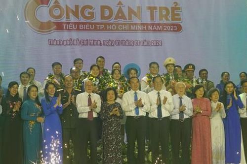 Thành phố Hồ Chí Minh vinh danh 14 công dân trẻ tiêu biểu năm 2023