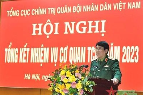 Đại tướng Lương Cường chủ trì tổng kết nhiệm vụ Cơ quan Tổng cục Chính trị năm 2023