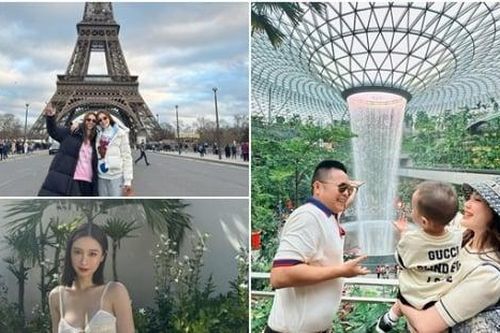 Nghệ sĩ Việt du lịch đầu năm 2024: Bảo Thy 'sống chậm' cùng gia đình; Jun Vũ khoe body trễ nải