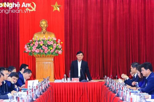 Ban Thường vụ Tỉnh ủy Nghệ An thống nhất tiếp tục thực hiện Chỉ thị số 17-CT/TU