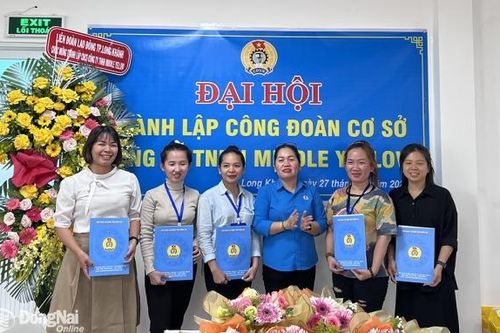 Thành lập Công đoàn cơ sở Công ty TNHH Middle Yellow Việt Nam