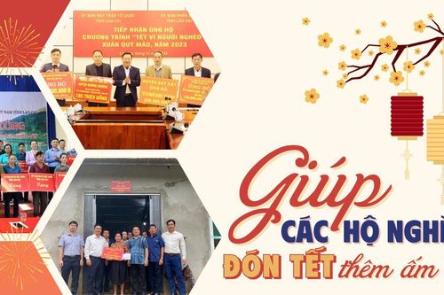 Giúp các hộ nghèo đón tết thêm ấm áp