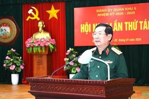 Thượng tướng Lê Huy Vịnh: Quân khu 5 tham mưu xử lý hiệu quả các tình huống về quân sự, quốc phòng