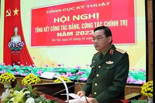 Tổng cục Kỹ thuật: Triển khai toàn diện, hoàn thành tốt các mặt hoạt động công tác Đảng, công tác chính trị năm 2023
