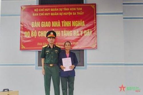Những căn nhà thắm tình quân dân ở tỉnh Kon Tum