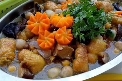 Cách làm gà nấu nấm bổ dưỡng ngon như ở nhà hàng