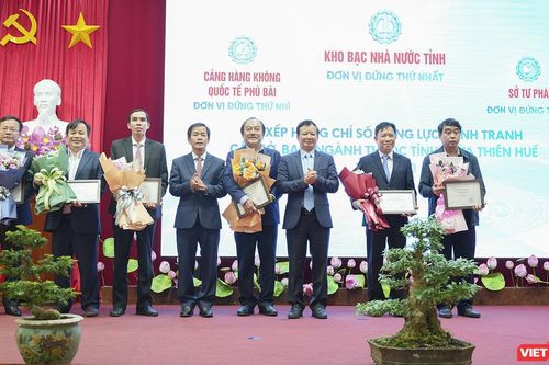 Kho bạc Nhà nước tỉnh Thừa Thiên Huế đứng đầu chỉ số DDCI 2023