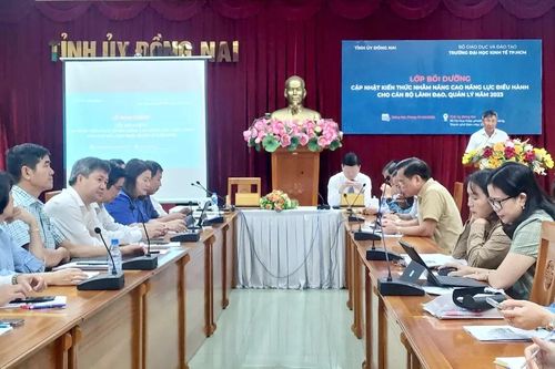 Chú trọng hiệu quả đào tạo, bồi dưỡng, cập nhật kiến thức cho cán bộ