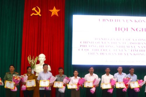 Kông Chro: 11 thí sinh đạt giải cuộc thi trực tuyến 'Tìm hiểu công tác cải cách hành chính'
