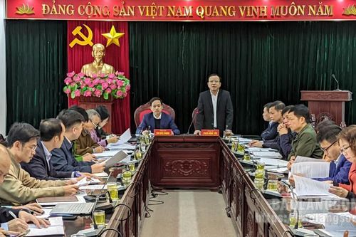 Ban Chỉ đạo thực hiện công tác bồi thường, giải phóng mặt bằng huyện Hữu Lũng triển khai nhiệm vụ tháng 1/2024