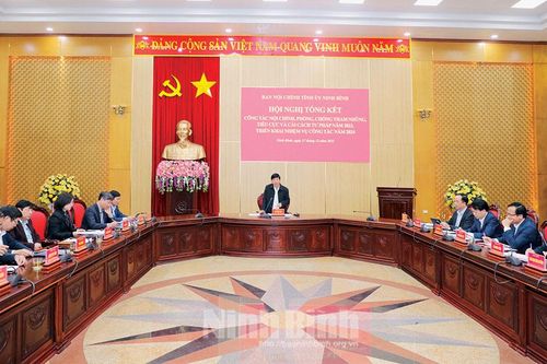 Ban Nội chính Tỉnh ủy Ninh Bình: Tự hào 58 năm Ngày truyền thống ngành Nội chính Đảng