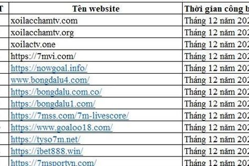 Đề nghị không quảng cáo tại 232 website vi phạm
