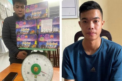 Trông thấy Công an, gã trai bỏ lại đồng bọn cùng gần 9 kg pháo