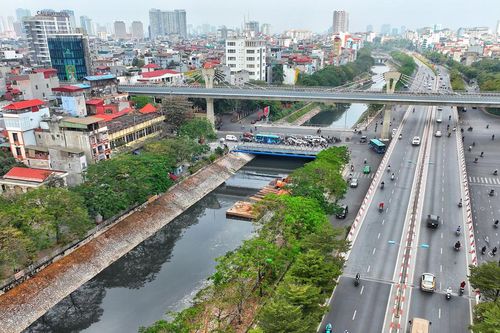 Hiện trạng tuyến đường ở Hà Nội chi 8.500 tỷ đồng để mở rộng giảm ùn tắc