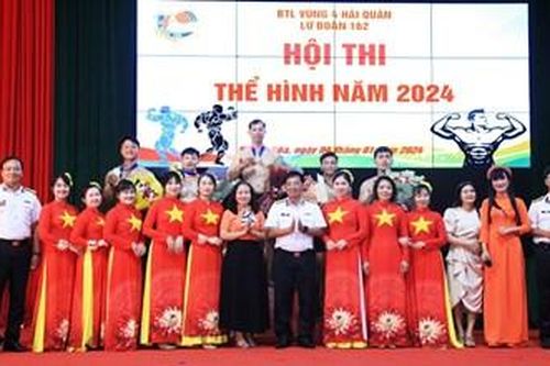 Hội thi thể hình Lữ đoàn 162 thành công tốt đẹp