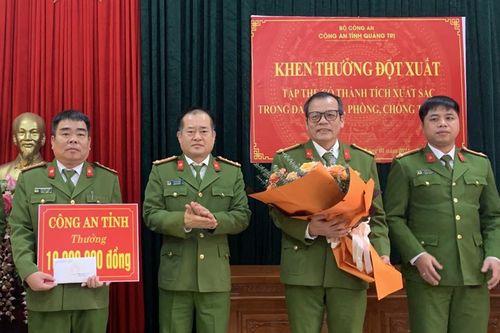 Lực lượng Cảnh sát hình sự Quảng Trị xuất sắc lập công