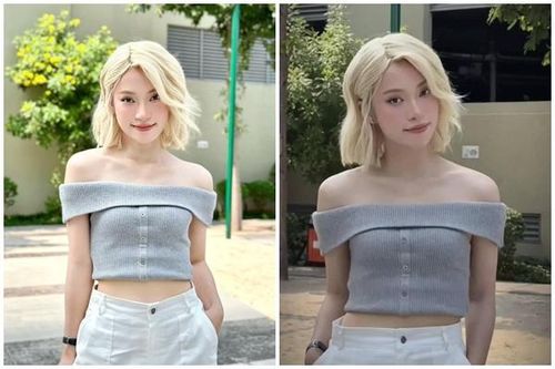 Đổi màu tóc, ngoại hình của 'hot girl 7 thứ tiếng' gây bất ngờ