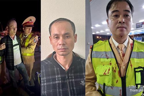 Lái xe đâm vào Cảnh sát giao thông có kết quả dương tính với ma túy đá