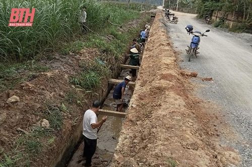 Nông Cống hoàn thành kế hoạch làm thủy lợi mùa khô