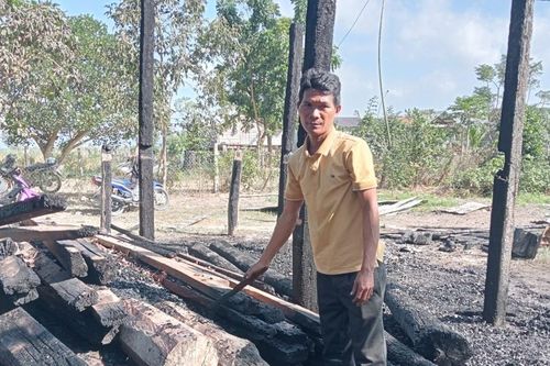 Krông Pa: Cháy nhà sàn thiệt hại hơn 100 triệu đồng