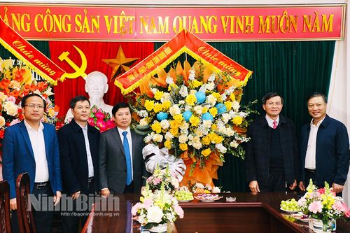 Đồng chí Bí thư Tỉnh ủy chúc mừng Ban Nội chính Tỉnh ủy nhân Ngày truyền thống ngành Nội chính Đảng
