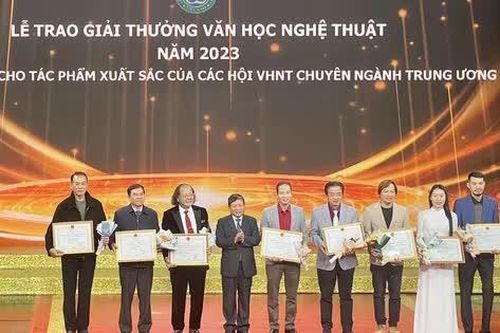 Vinh danh 69 tác phẩm xuất sắc tại lễ trao giải thưởng văn học nghệ thuật năm 2023 của Liên hiệp các hội Văn học Nghệ thuật Việt Nam