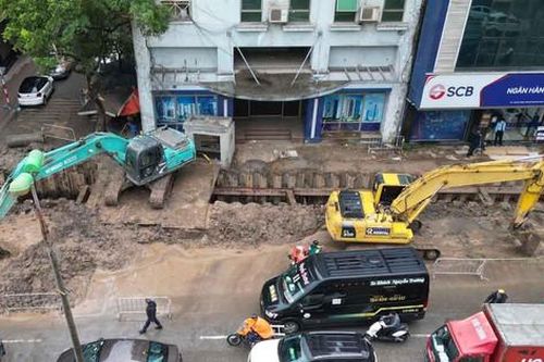 Thi công ngày đêm, hầm chui trăm tỷ Kim Đồng - Giải Phóng dần lộ diện