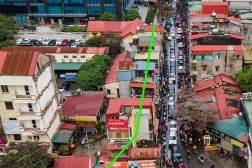 Hiện trạng đường Nguyễn Tuân dự kiến mở rộng để giảm ùn tắc
