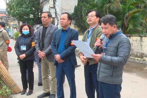 Xã Duyên Thái cưỡng chế kiểm đếm đối với 65 hộ dân