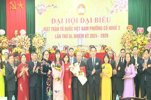 Bắc Từ Liêm: Đại hội điểm MTTQ Việt Nam phường Cổ Nhuế 2 nhiệm kỳ 2024-2029