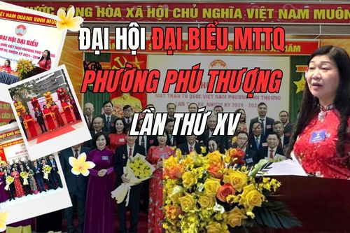 Hà Nội: Đại hội điểm MTTQ phường Phú Thượng nhiệm kỳ 2024 - 2029