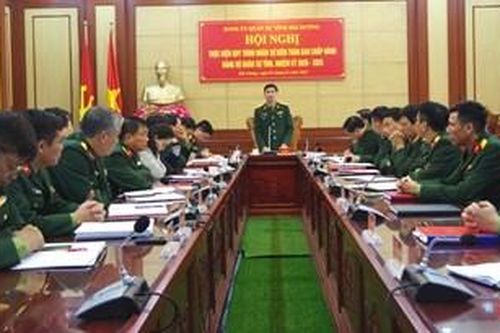 Kiện toàn Ban Chấp hành, Ủy viên Ban Thường vụ, Phó bí thư Đảng ủy Quân sự tỉnh Hải Dương nhiệm kỳ 2020-2025