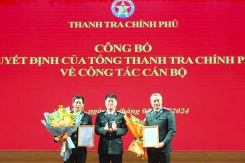 Bổ nhiệm tân Cục trưởng, Chánh Văn phòng Thanh tra Chính phủ