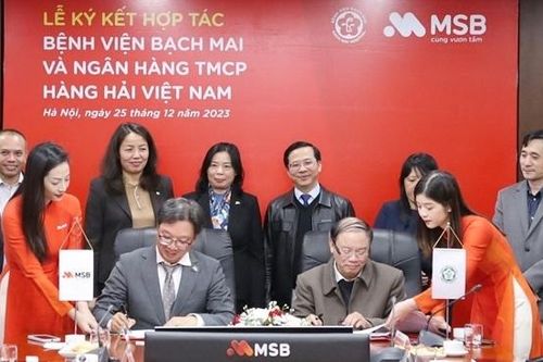MSB hợp tác với Bệnh viện Bạch Mai thúc đẩy thanh toán không dùng tiền mặt