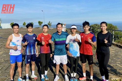 Các VĐV Thanh Hóa sẵn sàng 'Chinh phục đỉnh cao Bà Rá' 2024