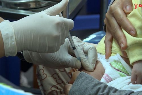 Phụ huynh 'ùn ùn' đưa con đi tiêm vaccine 5 trong 1 miễn phí