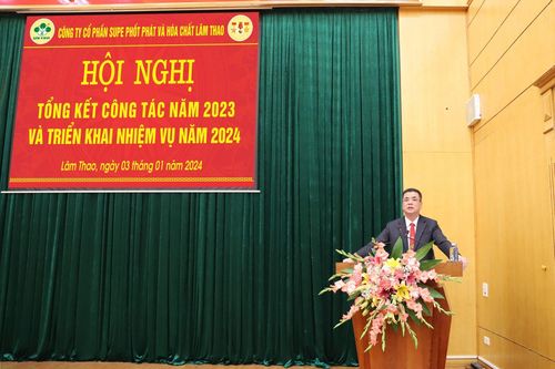Supe Lâm Thao hoàn thành vượt mức kế hoạch 2023