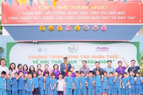 Mondelez Kinh Đô truyền cảm hứng bảo vệ môi trường đến hàng nghìn học sinh tại Việt Nam thông qua sáng kiến 'Trash Right'