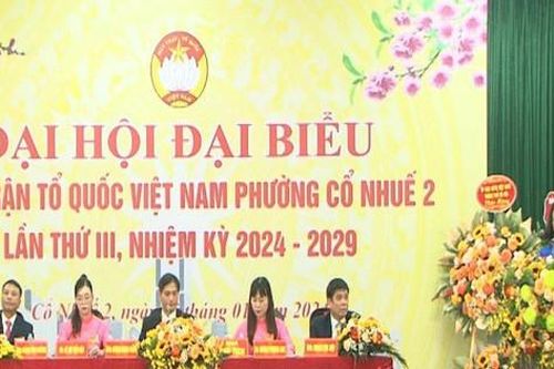 Đại hội điểm Mặt trận Tổ quốc Việt Nam phường Cổ Nhuế 2 thành công tốt đẹp